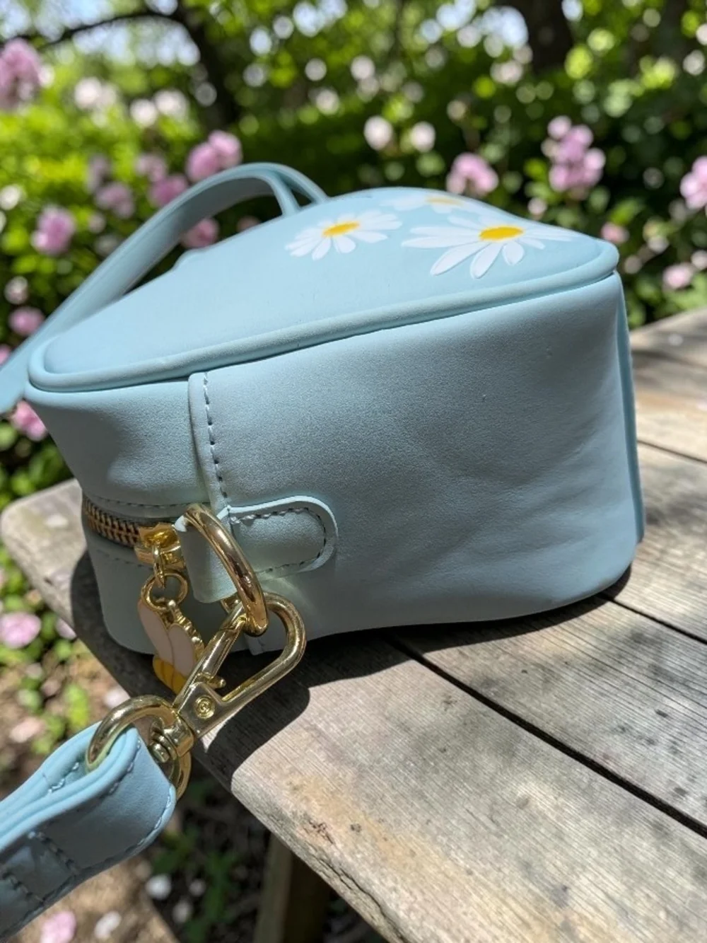 Disney Light Blue Eeyore Crossbody Bag with Hunny Cardholder and Plush Charm
